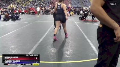 180 lbs Placement (4 Team) - Taydem Khamjoi, Texas Wesleyan vs Hailey Romero, Doane