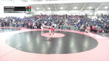 215 lbs Cons. Round 2 - Eli Morales, West Field vs Carter Miles, Springville