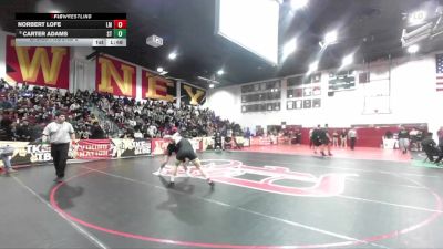157 lbs Champ. Round 2 - Norbert Lofe, La Mirada vs Carter Adams, South Torrance