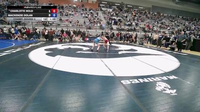 U15 Women - 46 lbs Champ. Round 3 - Charlotte Nold, IL vs Mackenzie Dolan, ID