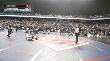 8A 106 lbs Semifinal - Faysal Busisou, Athens Drive vs Landon Weir, Northwest Guilford High School