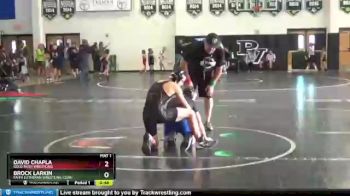 100 lbs Round 1 - Brock Larkin, Faith Lutheran Wrestling Club/ vs David Chapla, Gold Rush Wrestling