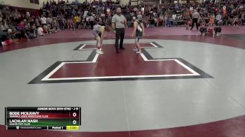 J-9 lbs Cons. Semi - Lachlan Nash, Sailor Mat Club vs Bode Mcilravy, Waverly Area Wrestling Club