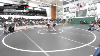 113 lbs Champ. Round 1 - Alfredo Rodriguez, Hillcrest vs Mason Foreman, Mira Costa