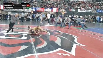 G - 110 lbs Cons. Round 2 - Laityn Allen, Poplar (Girls) vs Evyn Potter, East Helena (Girls)