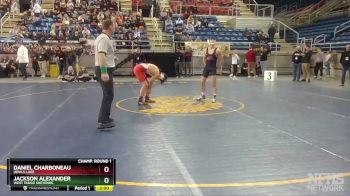 132 lbs Champ. Round 1 - Jackson Alexander, West Fargo Sheyenne vs Daniel Charboneau, Devils Lake