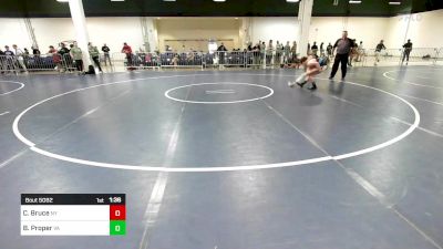 120 lbs Consi Of 128 #2 - Cael Bruce, NY vs Benjamin Proper, VA