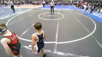 55 lbs Semifinal - Mikey Butler, Rampage vs Zayden Taylor, EGWA