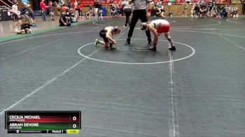 78-84 lbs Round 3 - Abram DeVore, Keystone vs Cecilia Michael, Unattached