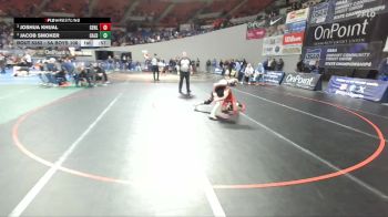 5A Boys 106 lbs Cons. Round 3 - Jacob Smoker, Caldera Boys vs Joshua Khual, Centennial Boys