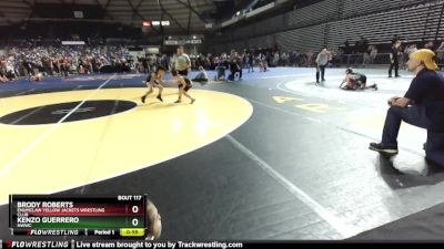 85 lbs Quarterfinal - Brody Roberts, Enumclaw Yellow Jackets Wrestling Club vs Kenzo Guerrero, NWWC