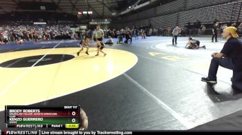 85 lbs Quarterfinal - Brody Roberts, Enumclaw Yellow Jackets Wrestling Club vs Kenzo Guerrero, NWWC