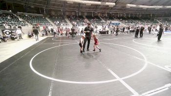 56 lbs 3rd Place - Lightning Kirk, Hilldale Youth Wrestling Club vs Kyler Brown, Coweta Tiger Wrestling