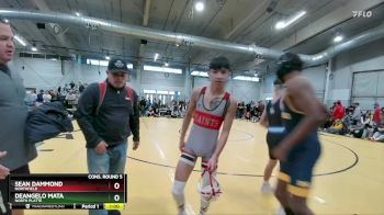 113 lbs Cons. Round 5 - Sean Dammond, Northfield vs DeAngelo Mata, North Platte