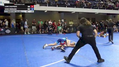 92 lbs Cons. Sub-quarters - Luke Chapman, RWC vs John Weinlein, Wave Wrestling Club