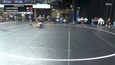 53 lbs 3rd Place Match - Alan Petersen, Minnesota vs Connor Check, Lake Zurich Cubs
