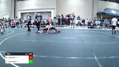 70 lbs Semifinal - Ryker Johnson, Eastern Oregon Elite vs Julian Lawrence, Red Wave WC