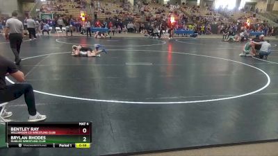 100 lbs Cons. Round 3 - Brylan Rhodes, Diablos Wrestling Club vs Bentley Ray, Williamson Co Wrestling Club