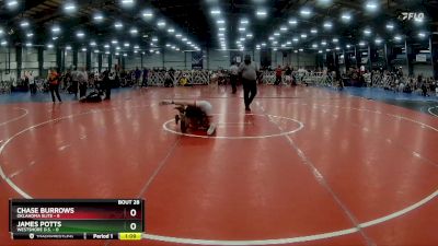 80 lbs Rd# 10- 4:00pm Saturday Final Pool - Chase Burrows, Oklahoma Elite vs James Potts, Westshore D.S.