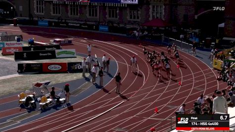 Watch High School Girls South Jersey Large 4x400 Relay Prelims (Event 174) At 2026 Penn Relays