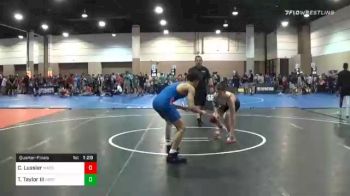 138 lbs Quarterfinal - Cooper Lussier, Massachusetts vs Thomas Taylor III, North Carolina