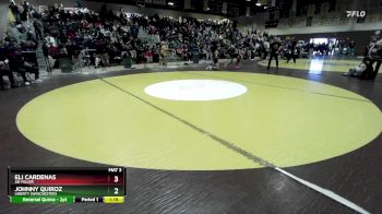 126 lbs Champ. Round 2 - Eli Cardenas, AB Miller vs Johnny Quiroz, Liberty (Winchester)