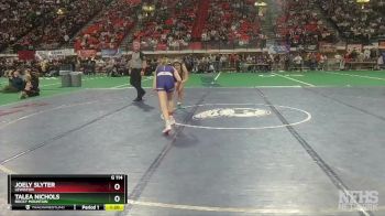 G 114 lbs 1st Place Match - Joely Slyter, Lewiston vs Talea Nichols, Rocky Mountain