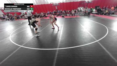 USA Junior Boys - 190 lbs Quarters - Owen Hansen, Waupaca Wrestling Club vs Nicholas Trepanier, Fox Valley Elite Wrestling Club
