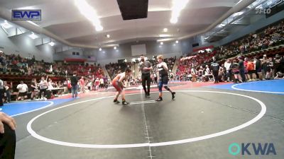 131 lbs Quarterfinal - Alister Myers, Miami Takedown Club vs Sky Wildcat, Pawhuska Elks Takedown