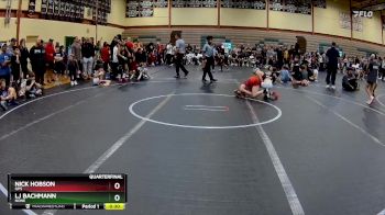 84 lbs Quarterfinal - Nick Hobson, GPS vs Lj Bachmann, NONE