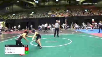 69 lbs Consi Of 8 #1 - Chase Brown, Metro Wr Ac vs Sebastian Castillo, SF Midwest