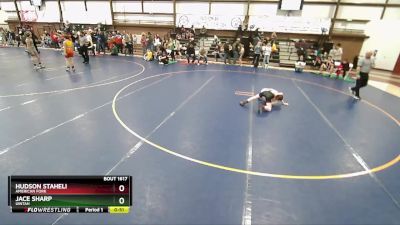 70 lbs Cons. Round 2 - Jace Sharp, Uintah vs Hudson Staheli, American Fork