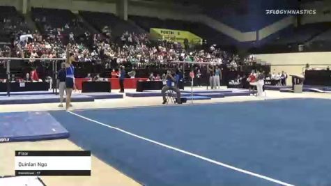 Quinlan Ngo - Floor - 2021 USA Gymnastics Development Program National Championships