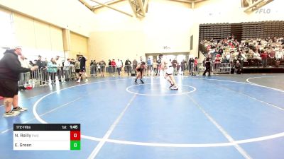 172-H lbs Round Of 32 - Nicholas Reilly, Prime Wrestling Club vs Elijah Green, .