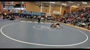 138 lbs Semifinal - Grady Roybal, Union vs Walter Beacham, Alta