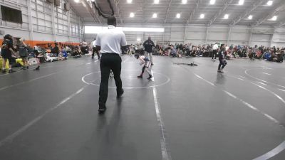 44 lbs Round 5 (6 Team) - Attikus Tucker, Valor Wrestling vs Sammy Osborn, Neighborhood Wrestling