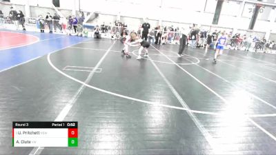 73-75 lbs Round 3 - Uriah Pritchett, NW Spartans Wrestling vs Abigail Clute, Viper WC