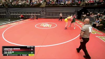 285 lbs Quarterfinal - Tag Gubler, Snow Canyon vs Jonathan Herring, Mountain View