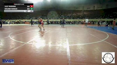 96 lbs Consi Of 4 - Lilly Rushing, Davis vs Khloee Vargas, Bixby JH Girls