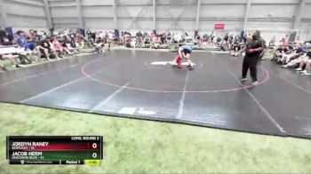 120 lbs 2nd Wrestleback (16 Team) - Jordyn Raney, Kentucky vs Jacob Herm, Wisconsin Blue