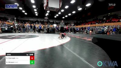 52 lbs Semifinal - Xander Cermak, Perry Wrestling Academy vs Gunner Brown, Duncan Demon Wrestling