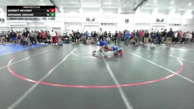 E-118 lbs 5th Place - Garrett Weyandt, PA vs Nathaniel Graham, TN