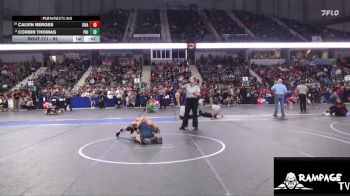 82 lbs Cons. Round 1 - Calvin Berges, Onaga vs Corbin Thomas, Phillipsburg