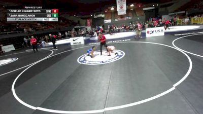 69 lbs 1st Place Match - Giselle N Marie Soto, Savage House Wrestling Club vs Zara Bongcaron, Grappling Arts Of Stockton
