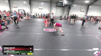 120 lbs Round 2 - Sarah Walsh, RPA Wrestling vs Claire Little, The Storm Wrestling Center