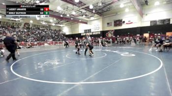 100 lbs Cons. Round 3 - Lizzet Uriarte, Paramount vs Emily Buitron, Warren