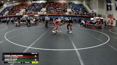 157 lbs Champ. Round 1 - Chase Chmielewski, Calvert Hall College vs Shreyas Nair, McDonogh School