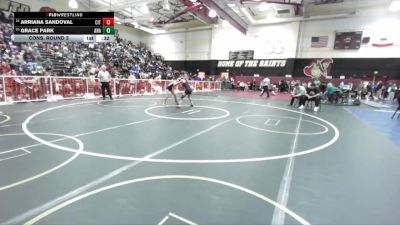 110 lbs Cons. Round 3 - Grace Park, Anaheim vs Arriana Sandoval, Citrus Valley