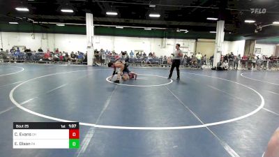 150 lbs Round Of 128 - Cole Evans, OH vs Ewan Olson, PA