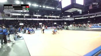 165 lbs Cons. Round 2 - Jacob Javier, Ridgefield vs David Howard, Peninsula